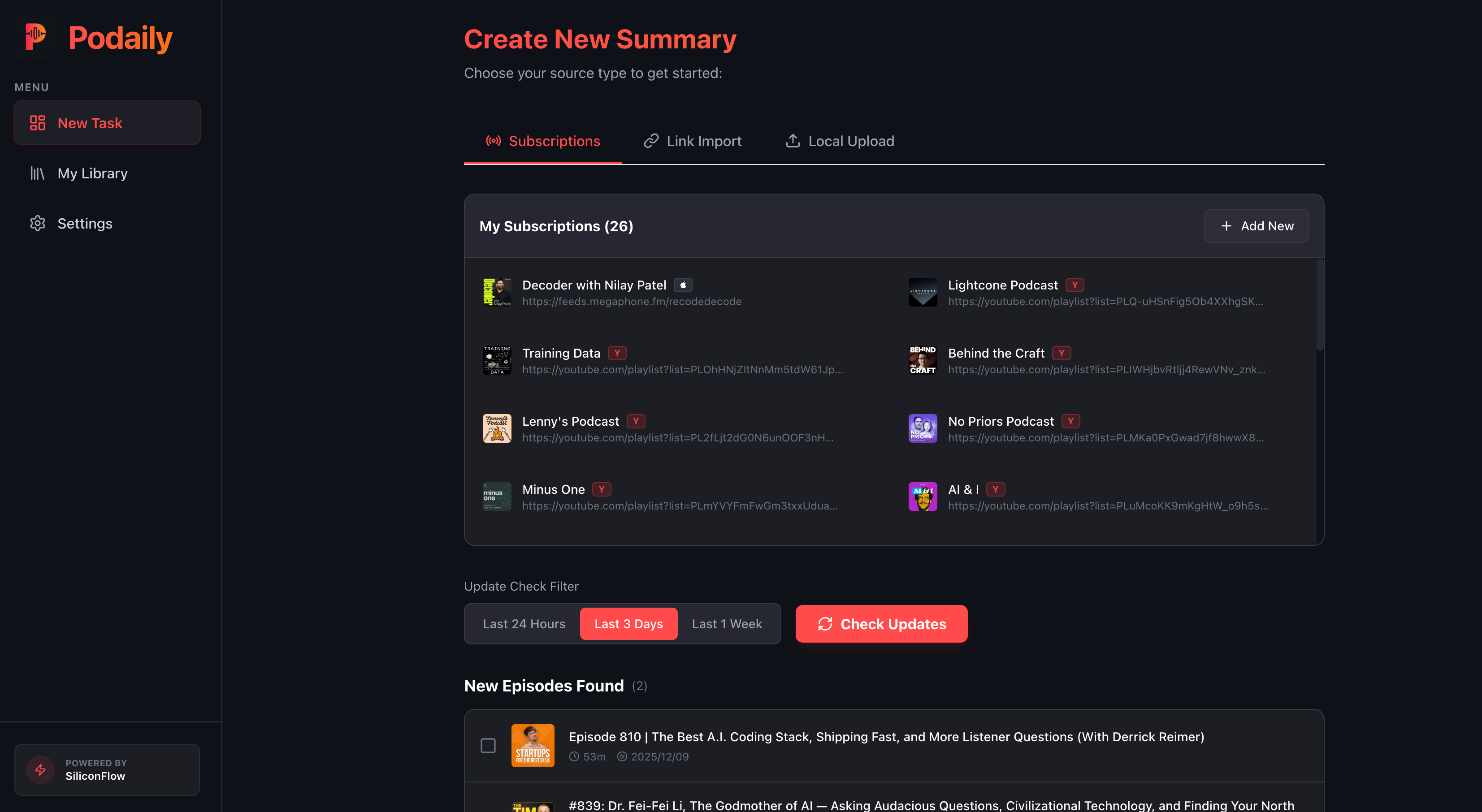 Podaily Screenshot 1